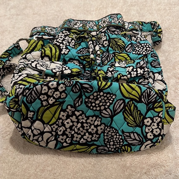 Vera Bradley Island Blooms Quick Draw Floral Bucket Bag Adjustable Strap - Picture 12 of 14